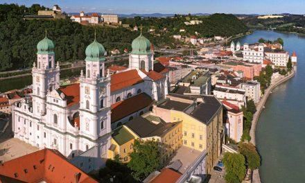 Passau mit den Enkelkindern