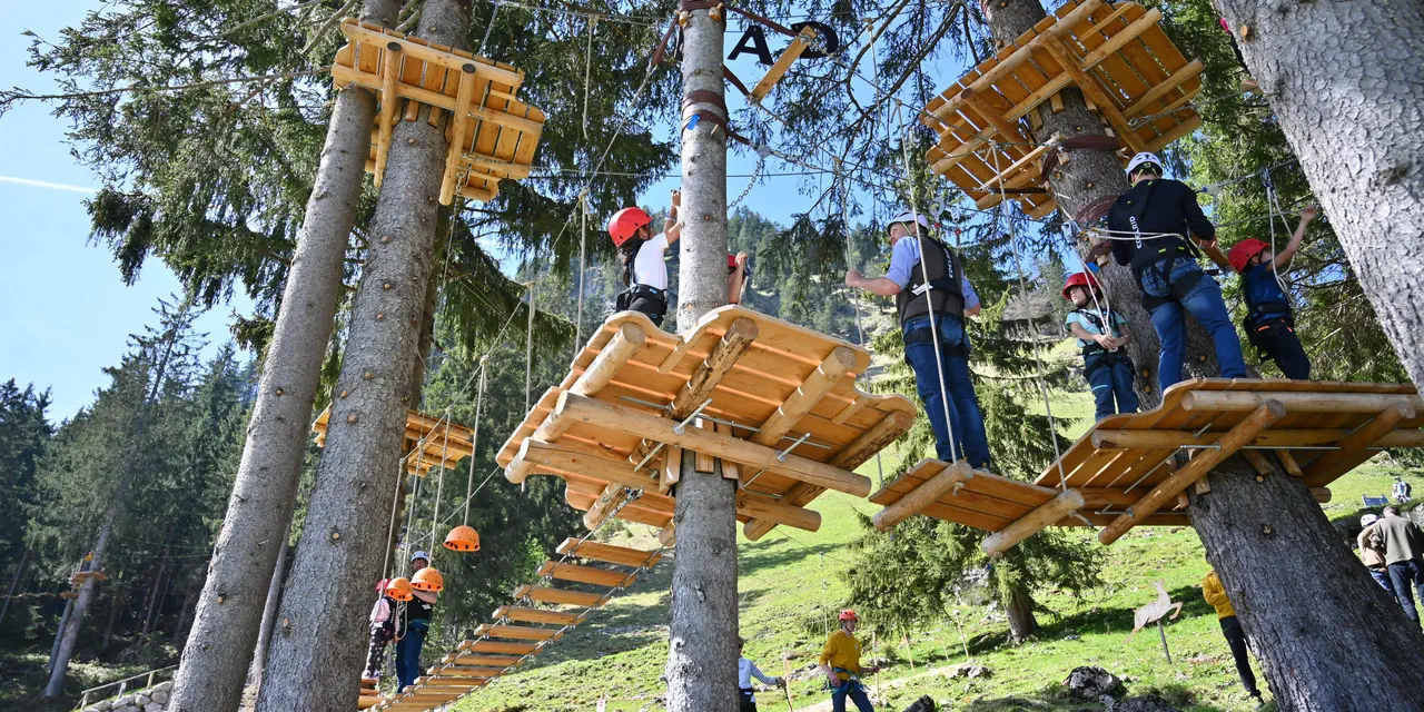 Kletterspaß für Groß und Klein im Waldseilgarten Bad Hindelang