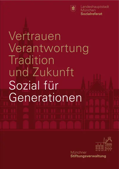Titelblatt der Imagebroschüre der Münchner Stiftungsverwaltung