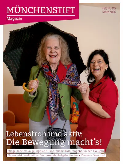MÜNCHENSTIFT-Magazin 115-26 – Titelseite